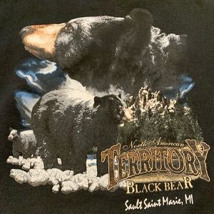 Vintage FOTL Sweatshirt Pullover Jumper Black Bear Outdoors Men’s Size Xlarge